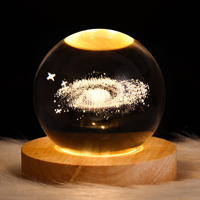 3D Crystal Ball Night Light