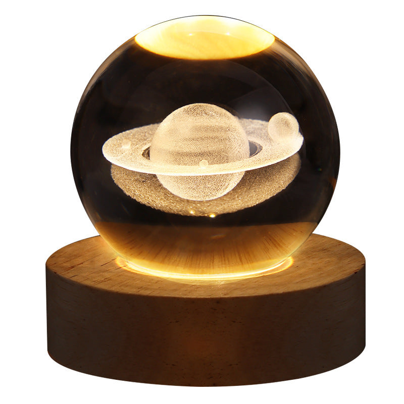 3D Crystal Ball Night Light